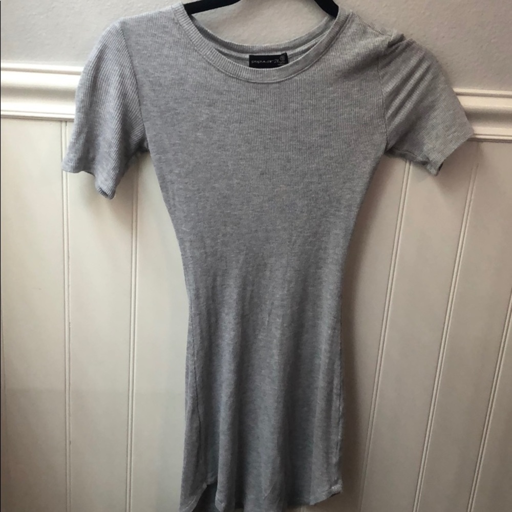 Skin Tight Grey Dress